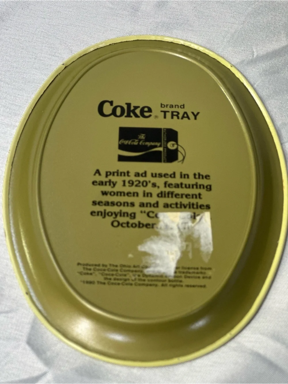 Vtg Coca-Cola Decor Bundle 1990 Ohio Art Mini Trays & 1994 Sealed Cards Lot